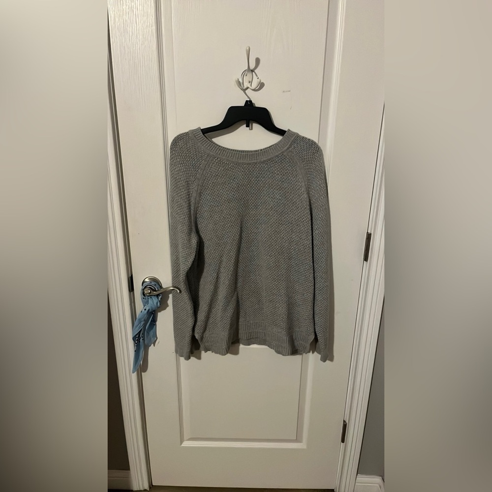 Gray sweater
